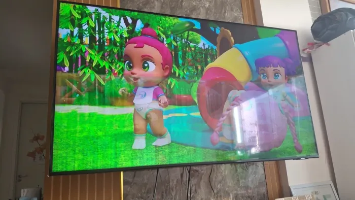 Tv Samsung de 55 polegadas tela com lista