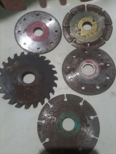Lote com 5 discos para serra mármore/esmerilhadeira Makita e similares.