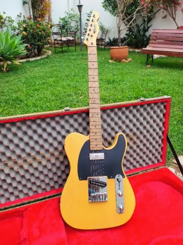 Fender Telecaster Mexicana MN4 90s + Seymour Duncan + Hardcase Tweed
