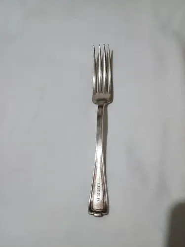 Garfo USSB - INTERNACIONAL SILVER banhado em prata 90.
