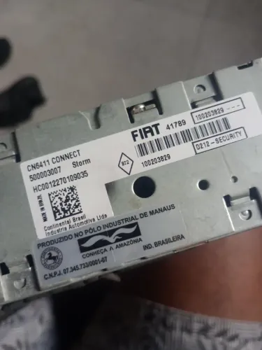 Rádio original da Fiat