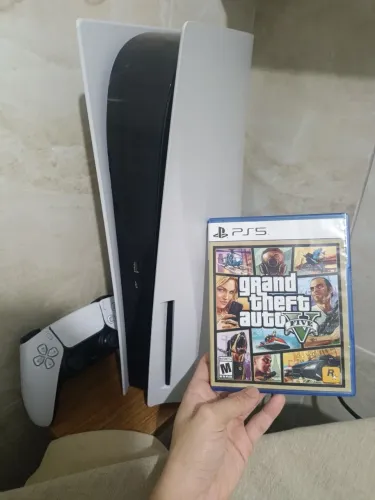 Ps5 midia fisica 1 controle e gta v