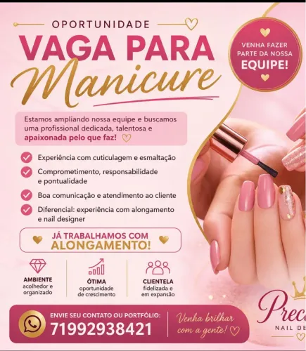 Manicure e depiladora 