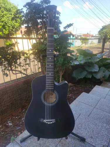 Violão folk aço