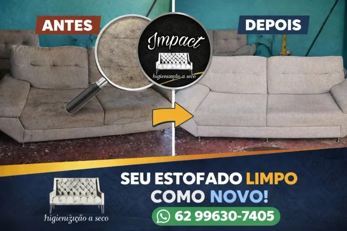 Promoção lava sofá a seco