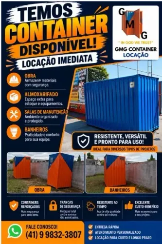 Locação de container para obras