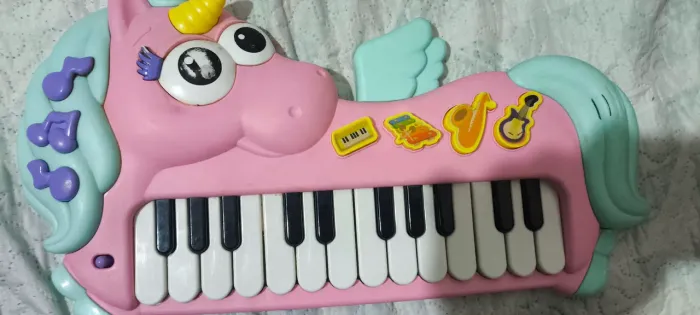 Piano Musical Unicórnio  Braskit