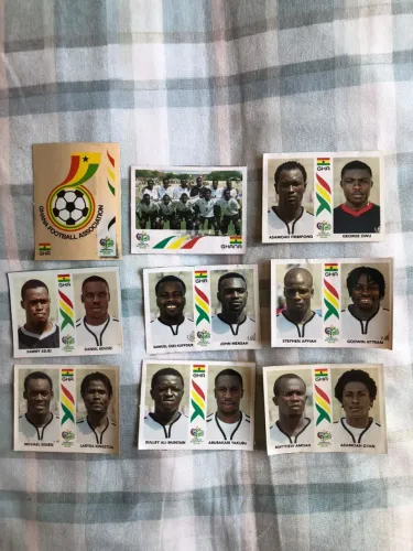 Figurinhas Seleção de Gana 2006 - Recortadas