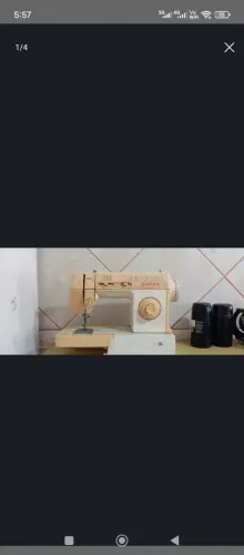 Máquina de costura singer facilita 43 + pedal