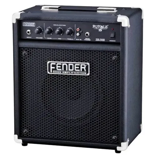 Amplificador Fender Rumble 15 Caixa Cubo