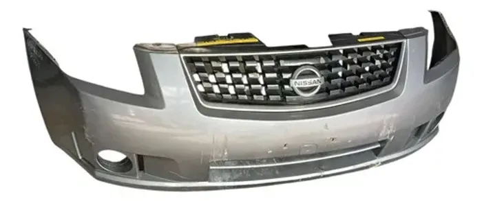 Para Choque Dianteiro Sentra 2008 Cinza Claro