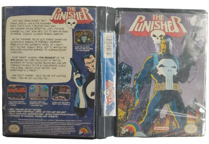 Caixa vazia the punisher NES