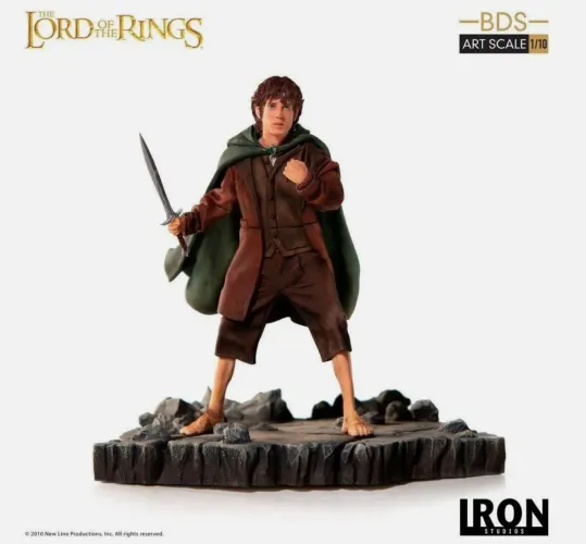 Iron Studios O Senhor dos Anéis Frodo Bolseiro BDS escala de arte 1/10