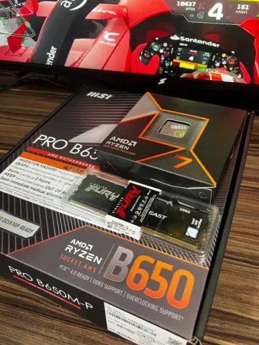 Kit Upgrade DDR5 com 32GB, Ryzen 9700x, B650m - Lacrado - Nao acc trocas