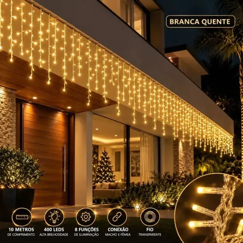 PISCA PISCA CASCATA LED 45 M<br>R$ 45,00