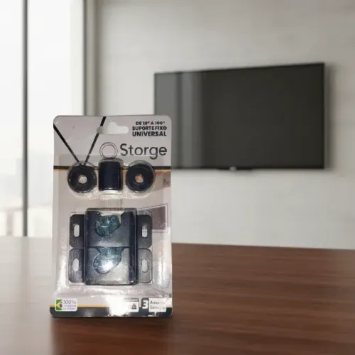 Suporte Universal Tv LED/LCD Fixo Metal Parede de 10" a 100" - Novo a pronta entrega