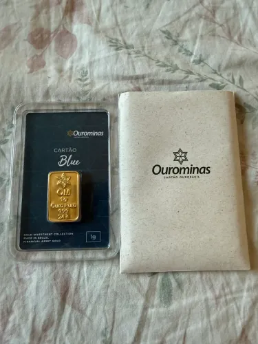 Blister Ouro 1 grama 24k - Ourominas