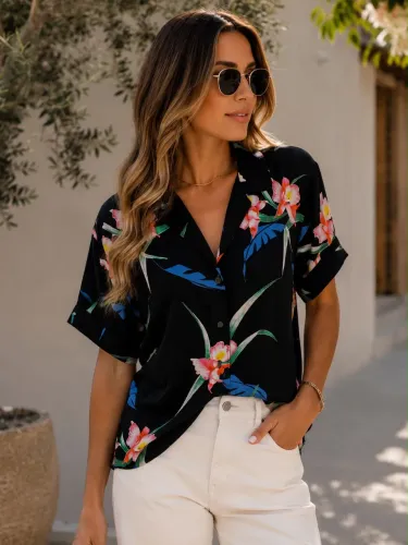 Camisa estampada Levis, NOVA com etiqueta, tam P