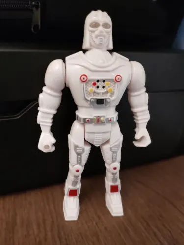 Raro Darth Vader White Bootleg 7" - Space Defenders Anos 80 SÓ HOJE ESSE VALOR