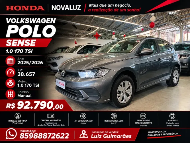 Volkswagen Polo Sense 1.0 170 TSI Flex Aut. 2026