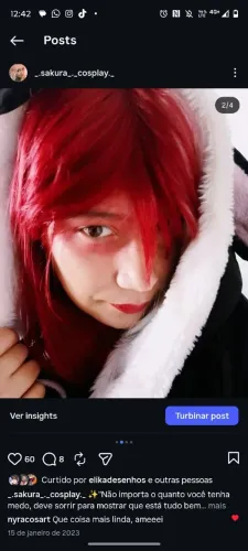 Peruca Todoroki - Versão Feminina Cosplay