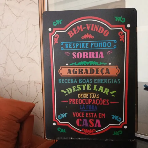 Placa decorativa