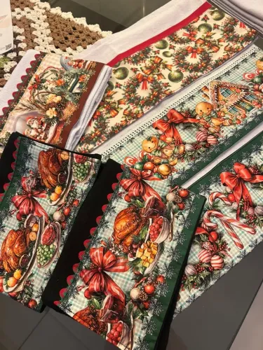 Pano de Prato decorativo Faça sua encomenda * promoção 4unidades 59$