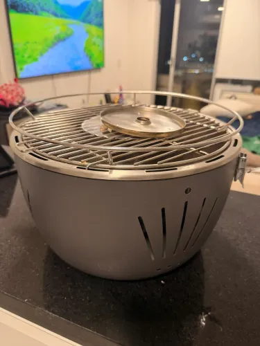 Churrasqueira Portátil Naterial Table Grill - Aço Inox