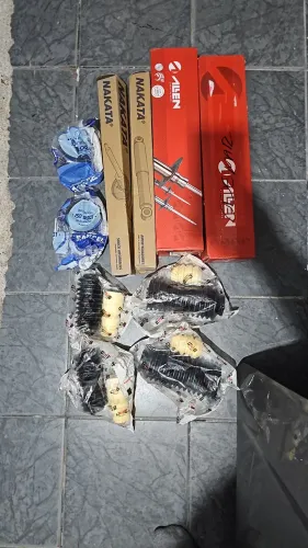 Amortecedores traseiros e dianteiros kit coxim e batentes gol saveiro parati e voyage