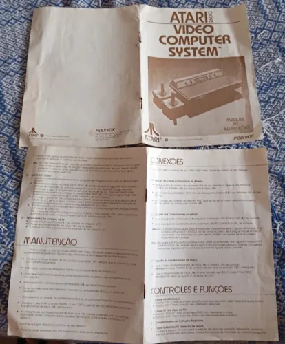 Manual Atari 2600 Polyvox Original