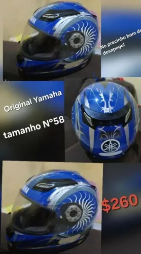 Capacete original Yamaha N°58