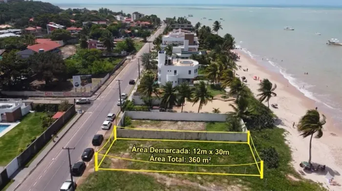 Terreno para aluguel na praia do seixas - PB