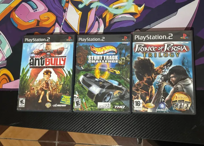 Lote 3 jogos original de PlayStation 2