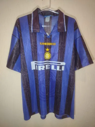 Camisa Inter de Milão 1997 Umbro #10 Ronaldo - GG