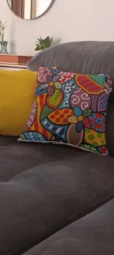 4 capas de almofadas 45x45 
