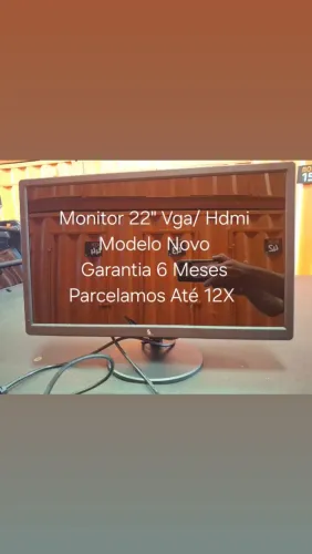 Monitor 22" Hdmi / Vga - Modelo Novo - Garantia.
