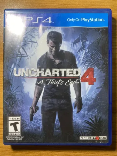 UNCHARTED 4 -mídia física