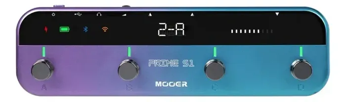 Pedaleira Mooer Prime S1 com Bluetooth