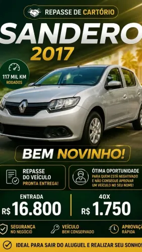 Renault Sandero Expression Flex 1.0 12V 5P 2017