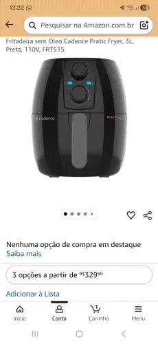 Airfryer Cadence 3L