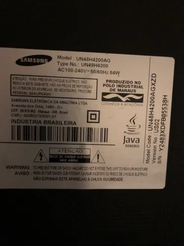 televisão SAMSUNG 50? HD