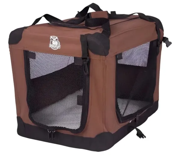 Casinha dobrável para transportar seu pet