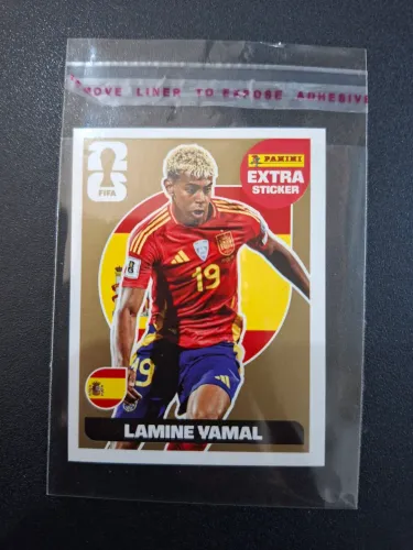 Lamine Yamal ouro - Figurinha Original