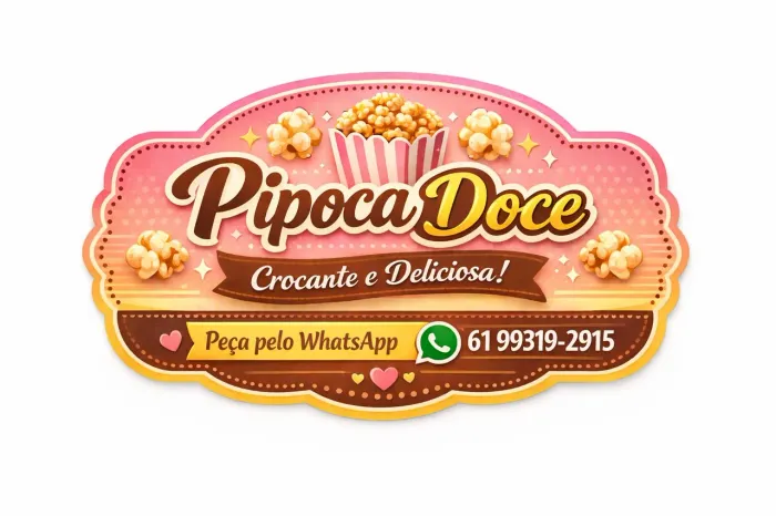 Pipocas doces com leite ninho. ? 