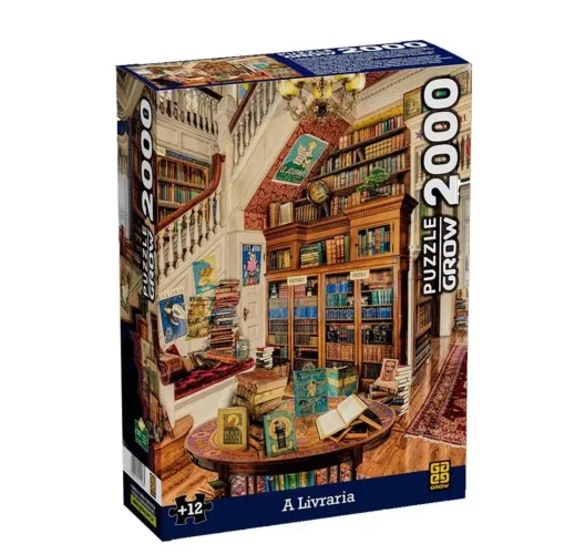 Quebra cabeça 2.000 peças A Livraria 
