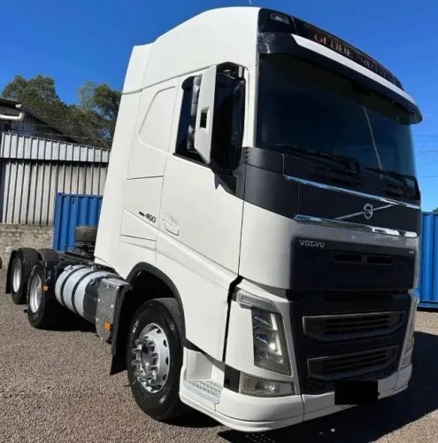 volvo fh460 branco 2017 - cavalo mecanico 6x2