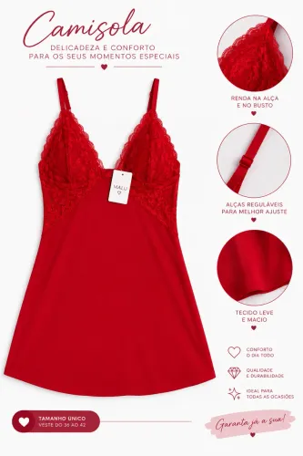Camisola vermelha Mallu