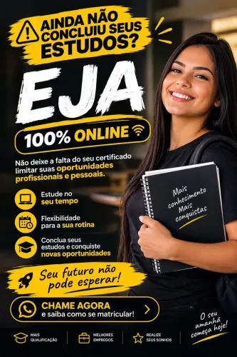 EJA conclua seu ensino