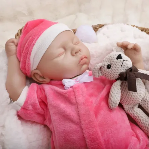 ? Bebê Reborn Silicone Sólido 48cm Realista Premium + Kit Completo ?