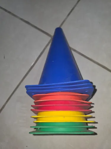 Kit 11 Cones 09 Pratos Baixos - Agilidade